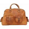 Кожаная натуральная сумка для путешествий Dufflel Men Gym Bag S Weekend Overnight Vintage