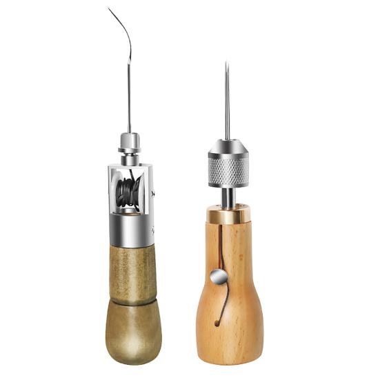 Набор шила для шитья кожи, ручной швея, набор инструментов для ремонта кожи с иглами, гаечный ключ, отвертка, ручной швейный инструмент для кожи, плотная ткань, кожа своими руками