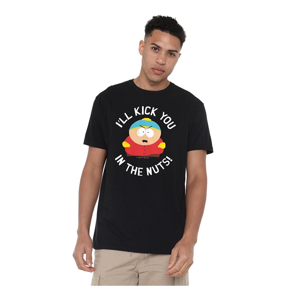 South Park Unisex Adult IÂ´ll Kick You In The Nuts! T-Shirt