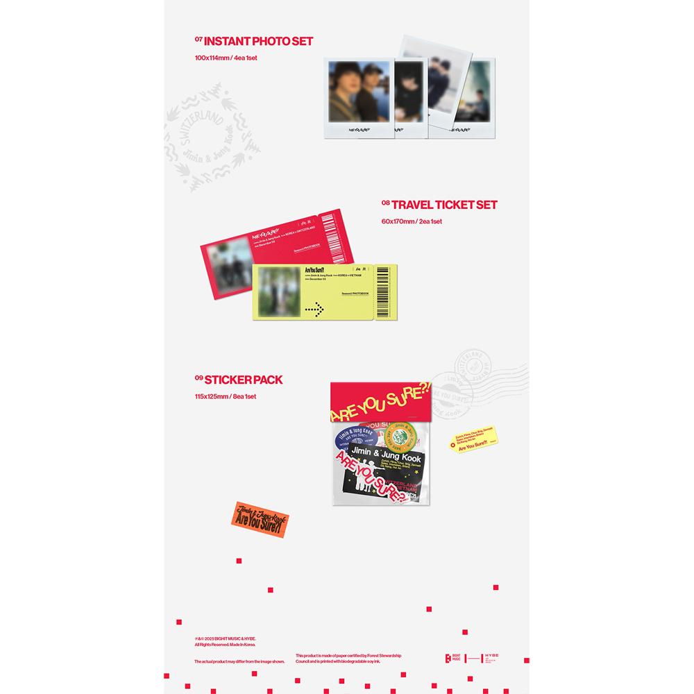 [Pre-order] Jimin X Jung Kook - Are You Sure?! Season2 Photobook