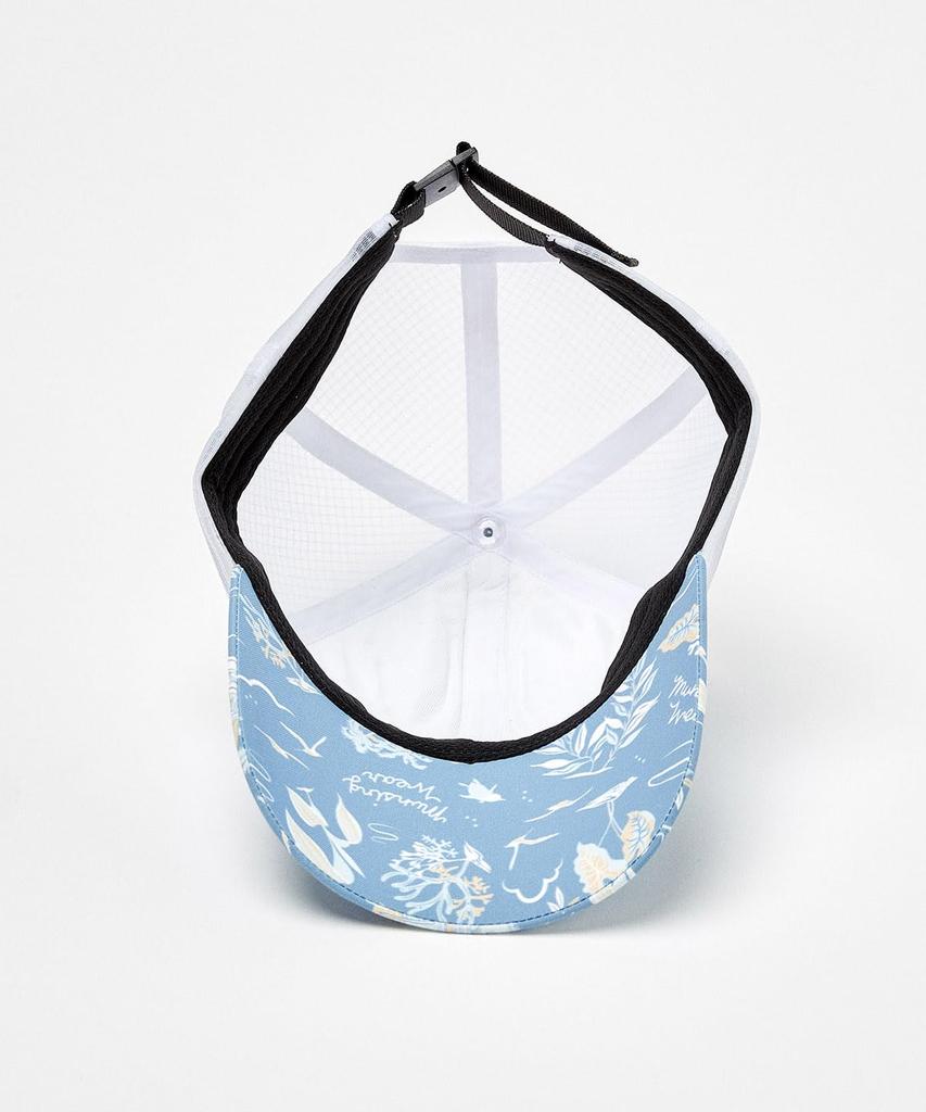 [Munsingwear] Cap Aloha Pattern Cooling Bell Oasis One-Touch Buckle Golf MG5SCP07M Men's BL00 (Blue)