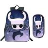 Нейлоновый рюкзак с принтом Hollow Knight, набор из 2 рюкзаков, популярная игра, водонепроницаемый, школьная сумка для детей, для мальчика, рюкзак большой емкости