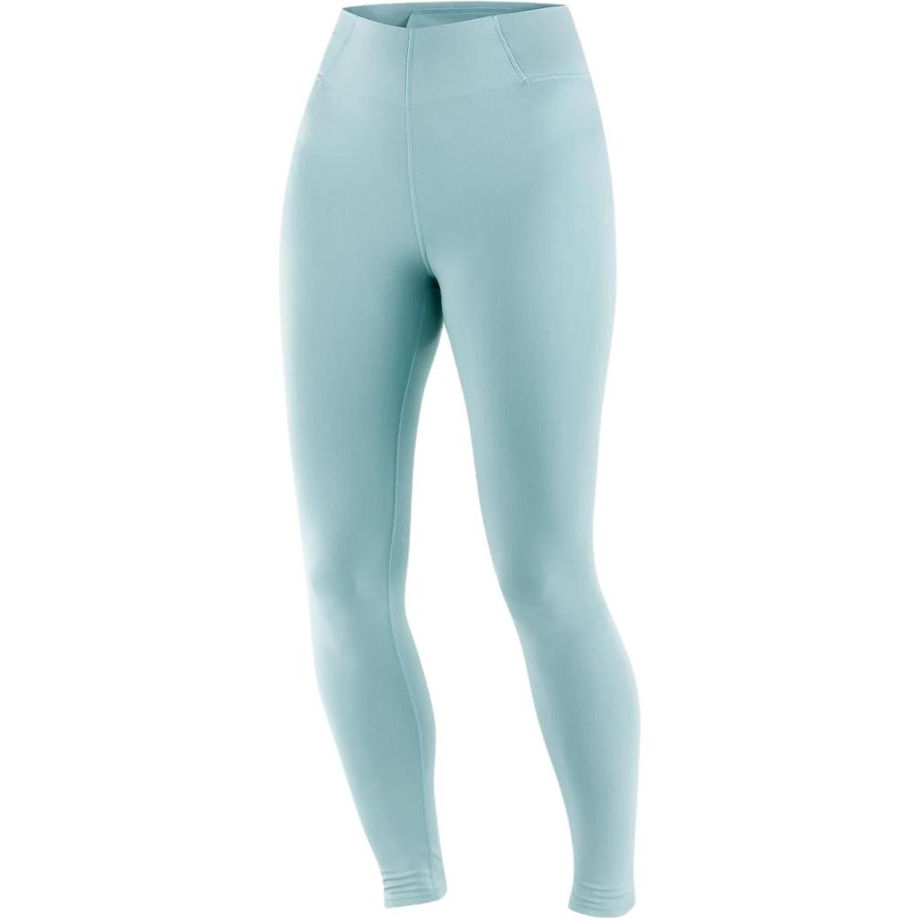 SALOMON Cross Multi Comfortable Quick-Dry Slim Fit Solid Color Sports Pants Women Pants Light-Blue LC2203900