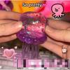 Needoh Jelly Squeeze Jellyfish Toy Transparent Glitter Stress Relief Squishy Slow Rebound Stress Toy