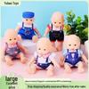 Vinyl Soft Rubber Baby Doll with Clothes - Mini Simulation Toy Doll