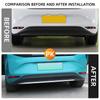 For Volkswagen VW ID3 ID.3 ID 3 2020 2025 2025 2025 2025 2025 Rear Bumper Trim Decorative Sticker Strip Car Styling Accessories