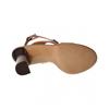 Salvatore Ferragamo Ferragamo Mapi Leather Sandal Brown
