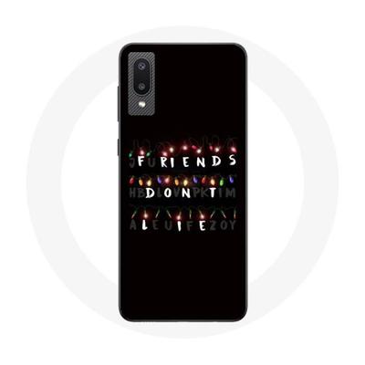 Coque - Samsung - Galaxy A02 - Souple - Noir - Stranger Things - Joyeux Noël