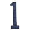 12cm 4.7in Solar House Numbers for Outside  1000mah Light Up LED Address Numbers  IP65 Waterproof Illuminated Modern Address Sign with Dusk to Dawn