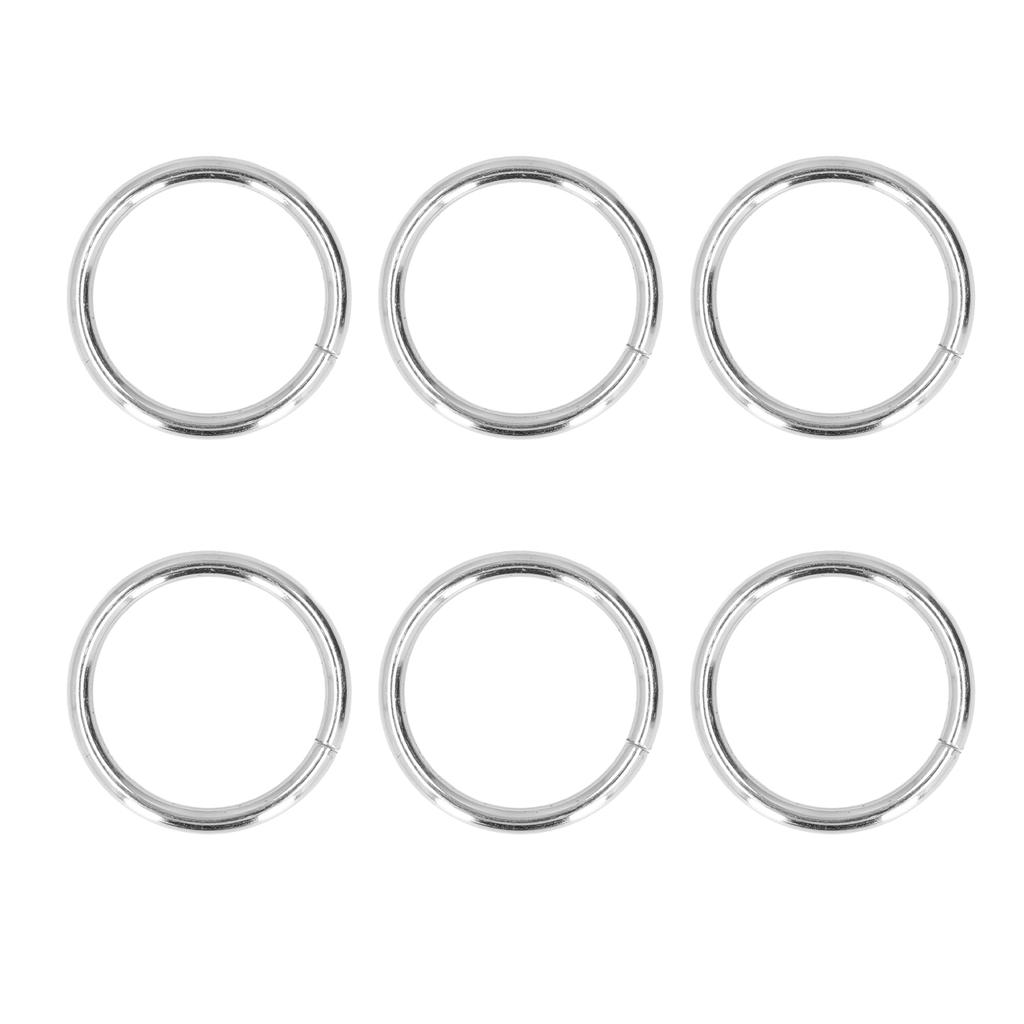 50 шт. Металлические кольца Прочные Нержавеющие Изысканные Широкое Применение Металлические Кольца-O для Одежды Сумки Рюкзака