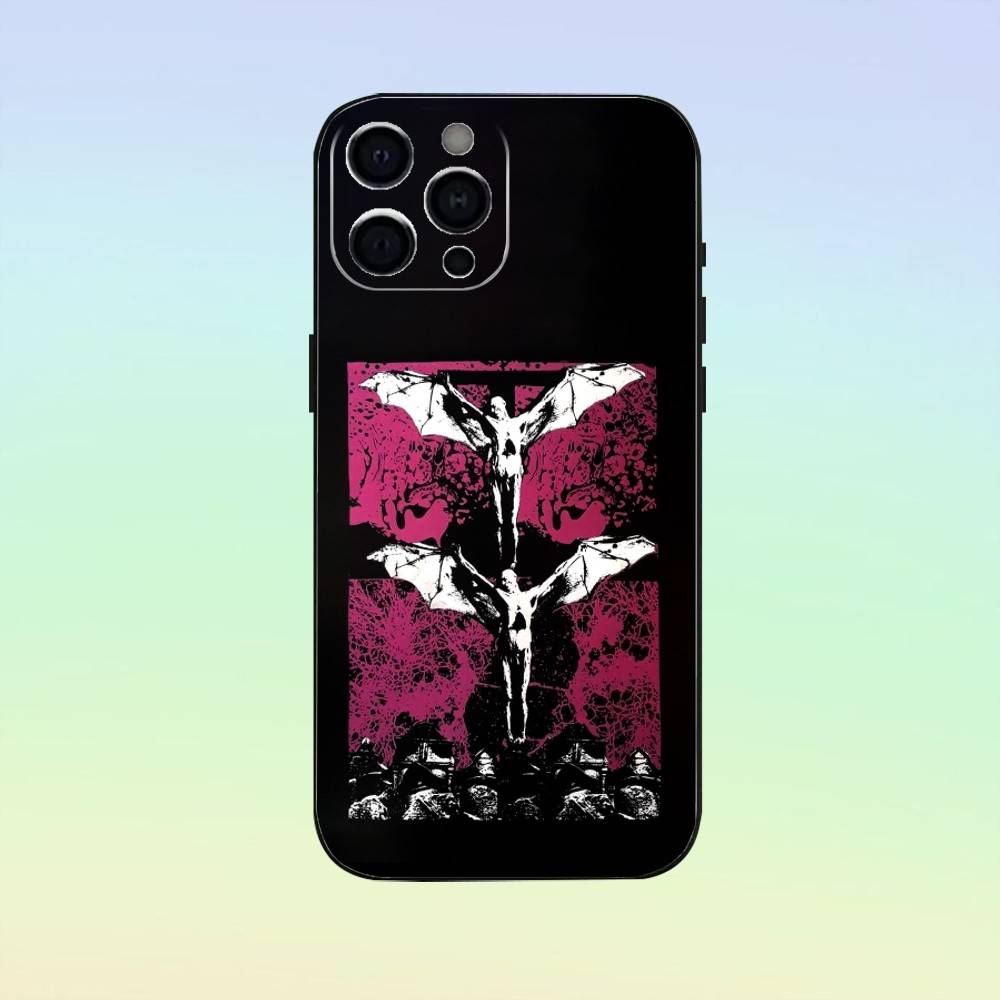 Чехол для телефона Band P-Primal S-Scream для iPhone 17,16,15,14,13,12,11, Мягкий силиконовый черный чехол
