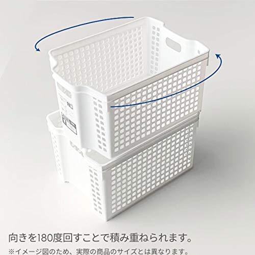 Fudo Giken Stack Cargo, A4, Deep, White, 27.7cm W X 38.4cm D X 12.5cm H, F2525, Made In Japan