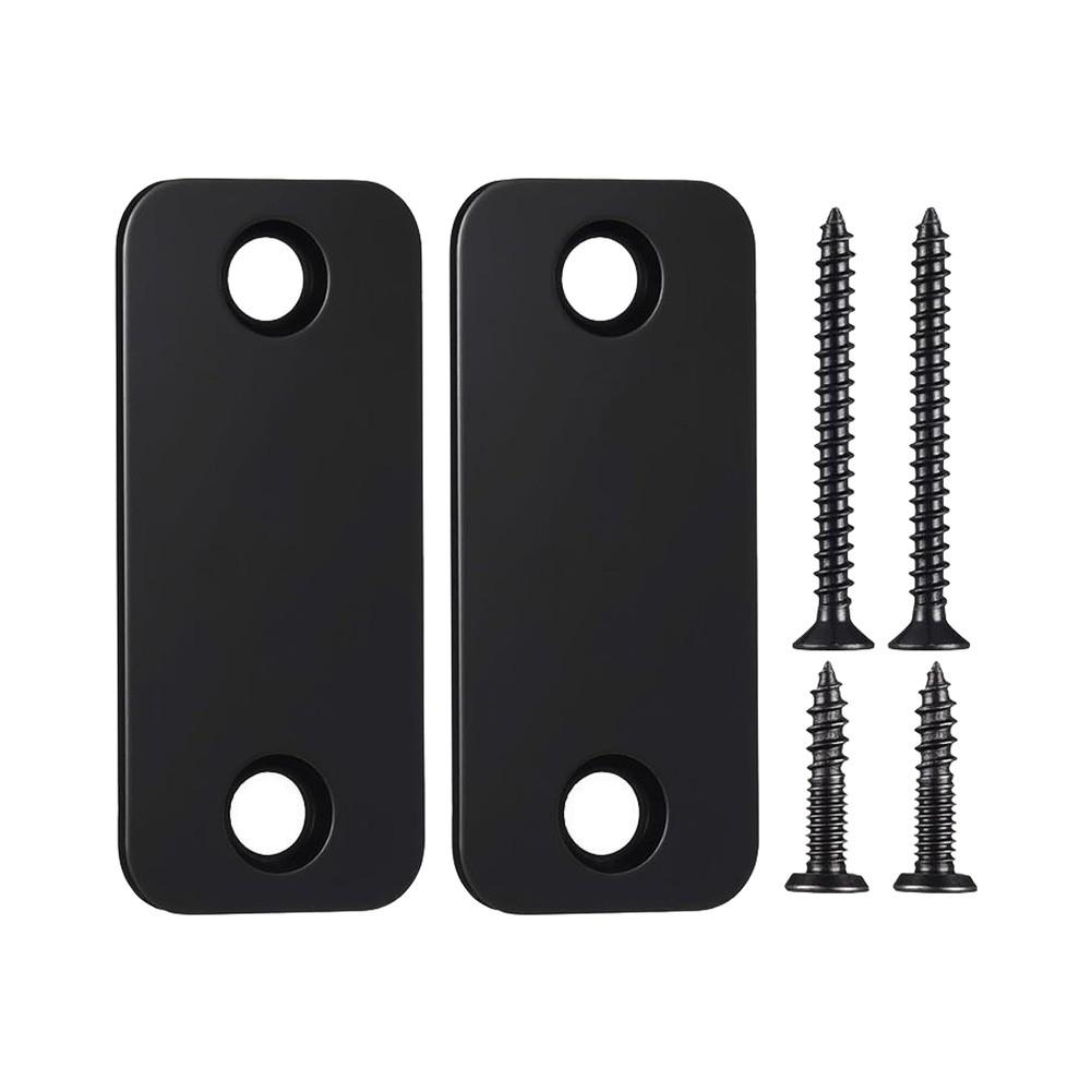 Adjustable Stainless Steel Door Strike Filler Plate Kit With Screws For Lock Repair And Hole Cover For Home Lock Mechanism