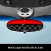 Car Rear View Mirror Protector Frame For Mini Cooper R50 R52 R53 Center Console Accessories Interior Rearview Decor Cover Case