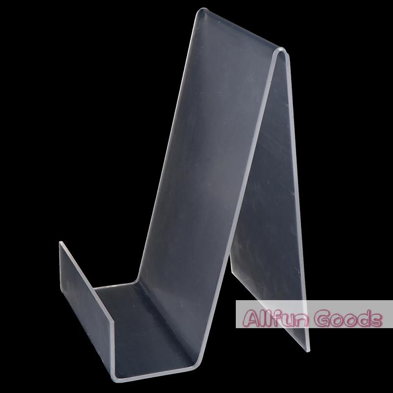 [TG835]Transparent Acrylic Bookshelf Stand Book Display Stand Album Notebook Stand Desk Storage Rack Office Accessories