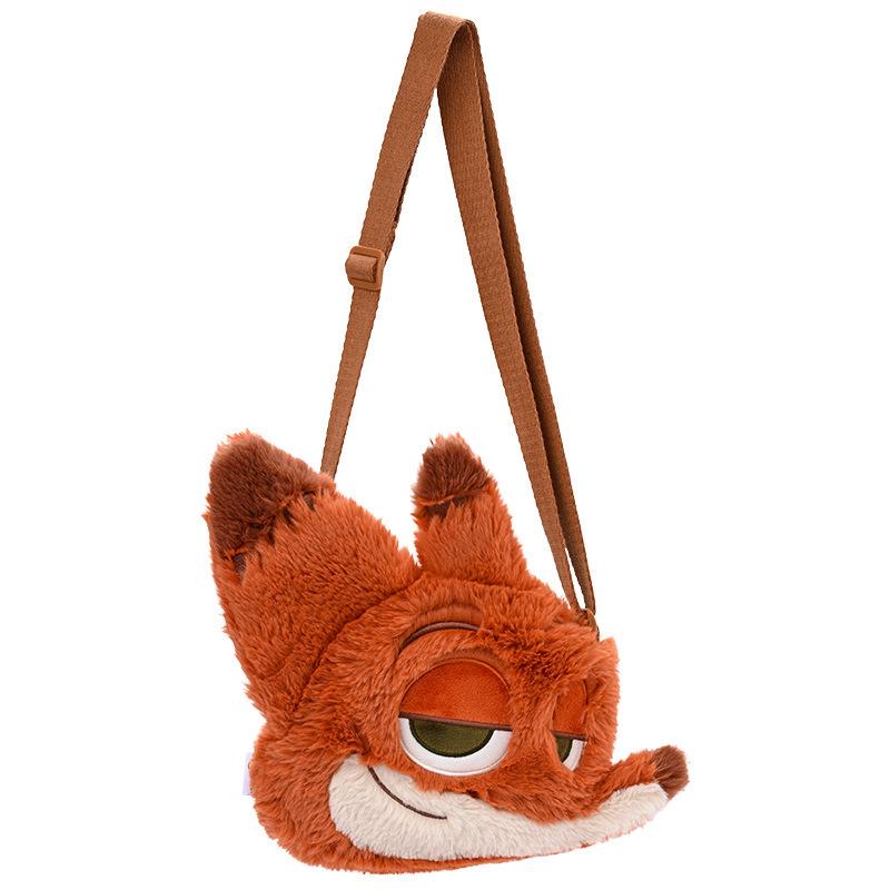 Genuine Disney Zootopia Judy & Nick Plush Crossbody Bag
