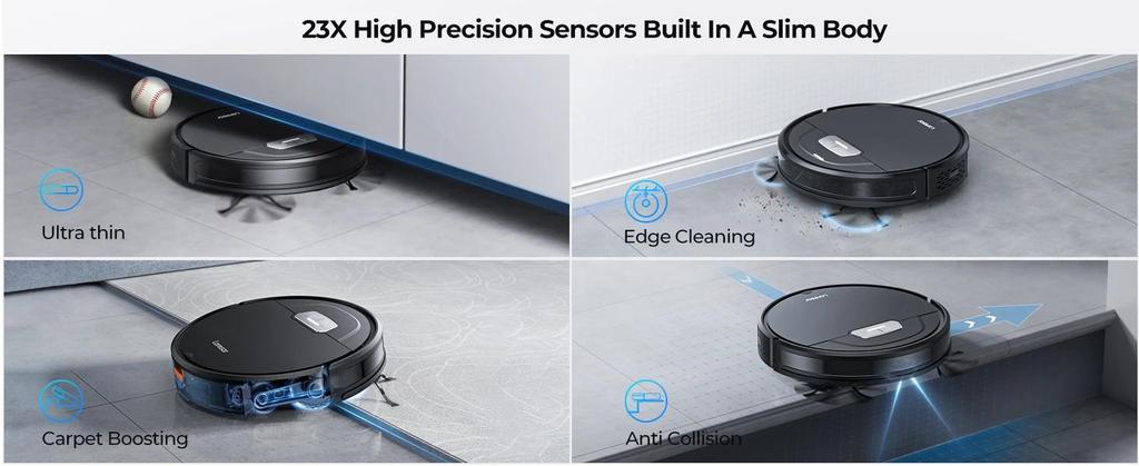 New Laresar Evol 3 intelligent Robot Vacuum 4500Pa Suction Sweeping Robots Multifunctional Intelligent Sweeping Robot with Auto Carpet Boost