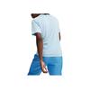 Puma MCFC Prematch Ribbed Crew Neck Short Sleeve Printed Dopamine T-Shirt Men Tops Silver-Grey Lake-Blue 774370-01