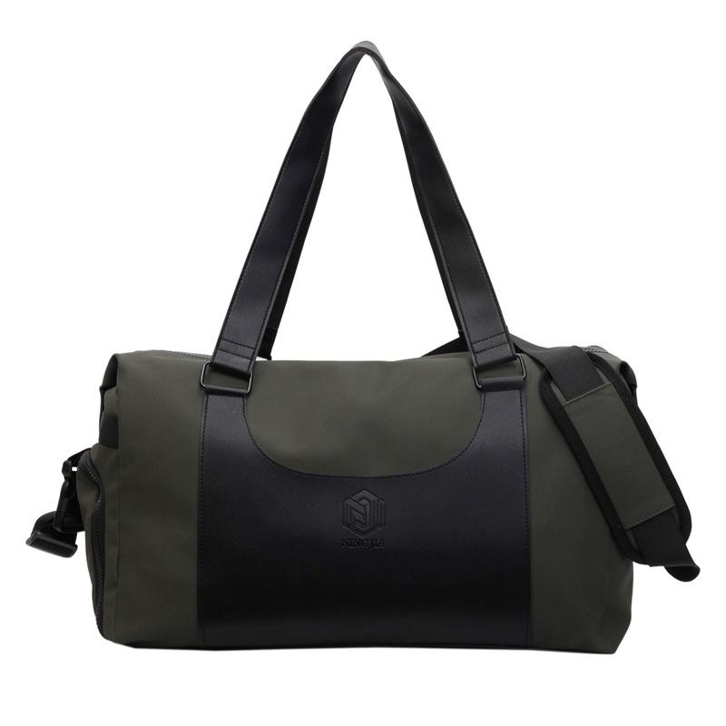 Large-capacity short-trip travel bag for women, lightweight hand luggage storage bag for men, dry and wet separation yoga sports fitness bag