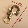 Quick Release Brass Keyring Buckle Accessories Safety Spring Hook New Key Clip  Outdoor Tool