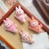 3Pcs/6pcs Flocking Doll Rab Hairpin Girl Anime Bangs Clip Hair Accessories Children's Gifts