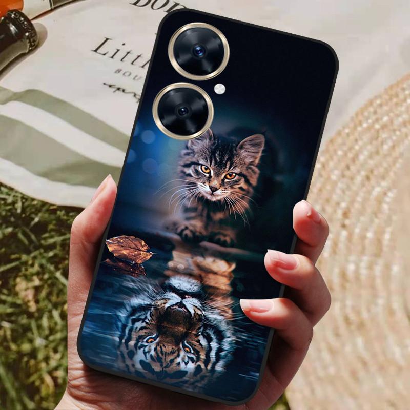 For Funda Huawei Nova 11i Case Soft Silicone Wolf Back Cover Phone Cases for Huawei Nova 11i MAO-LX9 Case Nova11i 11 i Coque