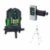 Muratec Electronic Leveling High-Brightness Laser Level, Real Green, Main Unit, Receiver, and Tripod, DSL-93RGNRSA