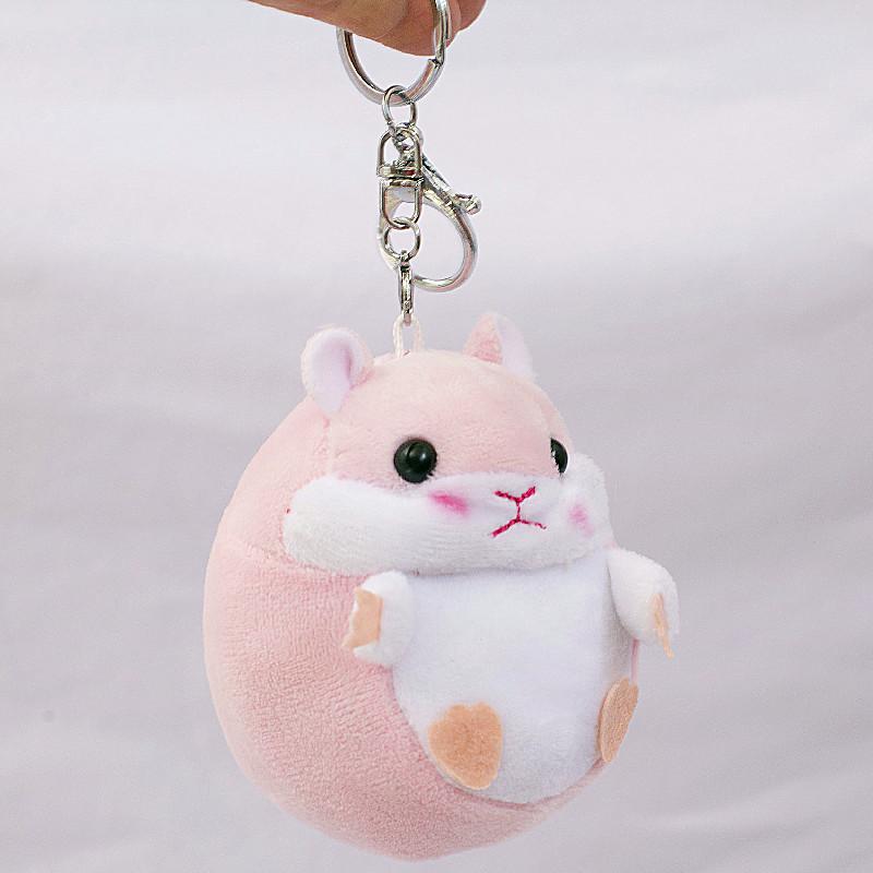 Новый продукт Милый плюшевый хомяк Игрушка Брелок Подвеска для сумки Желтый Подарок Животное