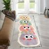 Cute Cartoon Carpet Long Carpet Rug Live Room Bedroom Bedside Blanket Welcome Mat Absorbent Bathroom Mat Home Decoration
