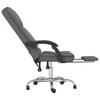 Massage Office Chair Grey Artificial Leather