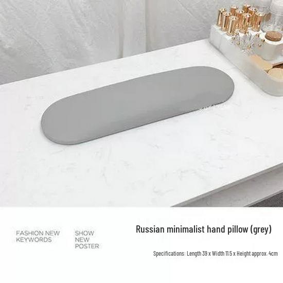 Складная U-образная кожаная подушка-подставка для рук для русской маникюрной техники - Настольный аксессуар для маникюрного салона