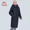 Astrid Тёплое ветрозащитное пальто с капюшоном больших размеров