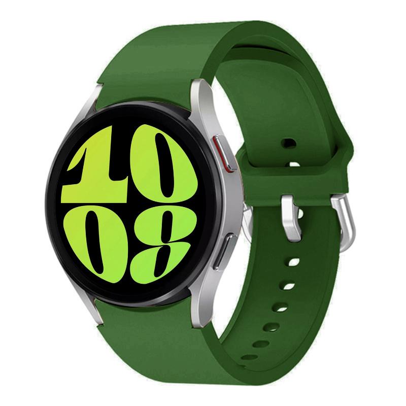 Силиконовый ремешок для Samsung Galaxy Watch 7/6/5/4 44мм 40мм/5 Pro 45мм Браслет Galaxy Watch 4/6 Classic 47мм 43мм 46мм 42мм Ремешок