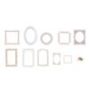 20 Pieces Decoration Stickers Retro Mirror Frame PET Decals for DIY Handcrafts Scrapbooking Photo