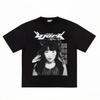 Женская футболка Bjork Tees Топы Y2k Летние Хлопок Харадзюку Графические С коротким рукавом Корейская мода Эстетика Y2k Уличная одежда