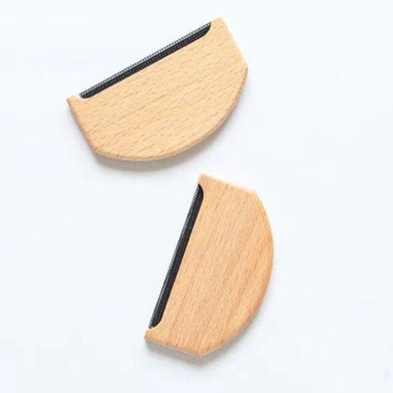 Cashmere Comb Wooden Sweater Fuzz Wool Pilling Scraper Clothes Fluff Fabric Lint Removal Cleaning Comb Brush for Cashmere Wool