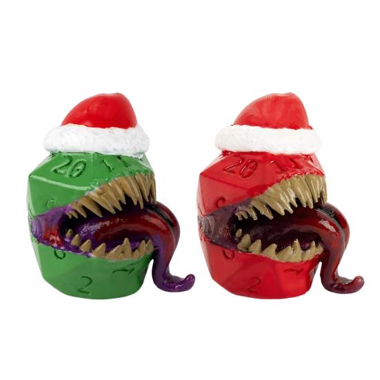 1/2 шт Рождественская шапка инопланетяне кубики смола Санта шляпа кубики украшения Heavy Duty