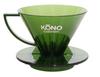 Кофейная воронка Meimon KONO Kono Style 2024 года, лимитированная серия, цвет на 1-2 чашки, зеленый, прозрачный, зеленый (Зеленый мох MDN-21TMG)