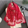 Luxury Brand Scarf Love Cotton Shawl Lady Wrap Large Pashmina Hijab Headband Scarves Islamic Turban Bufanda Foulard Stoles