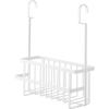 Connectable Hook Bathroom Basket White W30x D12.5x H35.9cm Tower Floating Storage Bathroom Storage Rack Connectable Large