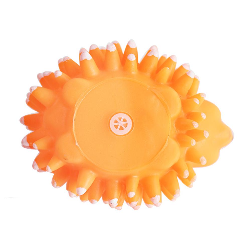 Pet Chew Puppy Hedgehog Play Интерактивная скрипучая игрушка в форме собаки с царапинами