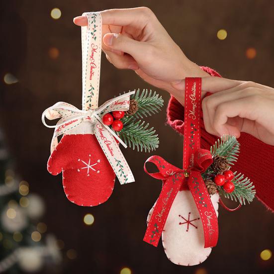Рождественское украшение Маленький сапожок Варежка Санта Снеговик Пряничный человечек Подвесное украшение на елку Праздничный декоративный кулон для автомобиля для декора стен и дверей