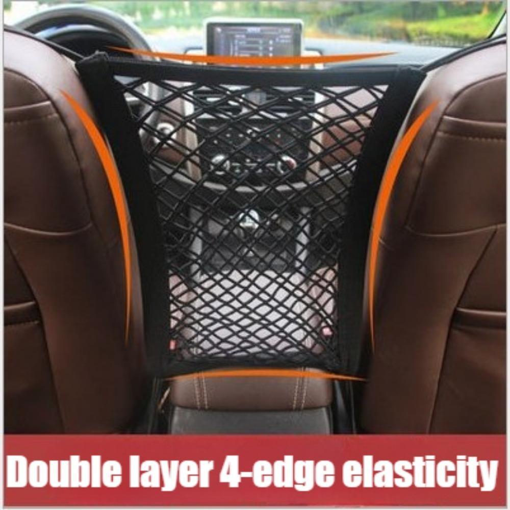 Эластичная сетчатая сумка-органайзер между сиденьями автомобиля, держатель для хранения багажа, карман для хранения автомобильного сиденья, сетчатая сумка для хранения в автомобиле