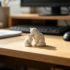 Милая фигурка кошки, Мама-кошка и котенок, 3D-печатная скульптура, Коллекционная статуэтка кошки для интерьера, офиса, стола, полки, Подарки для любителей кошек
