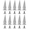 10set 10*26mm Copper Bullet Rivet Metal Stud with Screw Set for DIY Leather Craft Bag Shoe