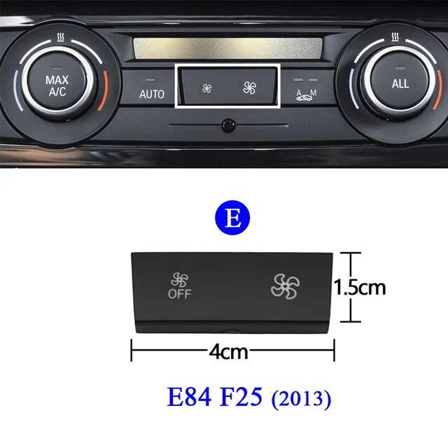 Автомобильный обогреватель переменного тока, климатический вентилятор, кнопка громкости ветра, крышки для BMW 1 2 3 4 X1 X3 X5 X6 серии F20 F30 F35 F80 F25 F26 E70 E84 E90