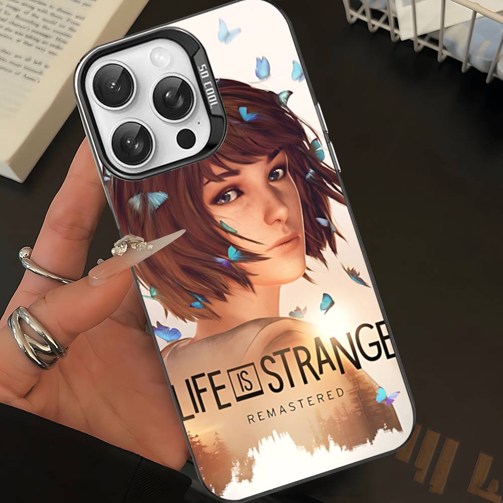 Игровой Аниме Life Is S-Strange Милый Чехол Для Телефона Для IPhone 17 16 15 14 13 12 11 Pro Max Plus Цвет Серебристый Чехол