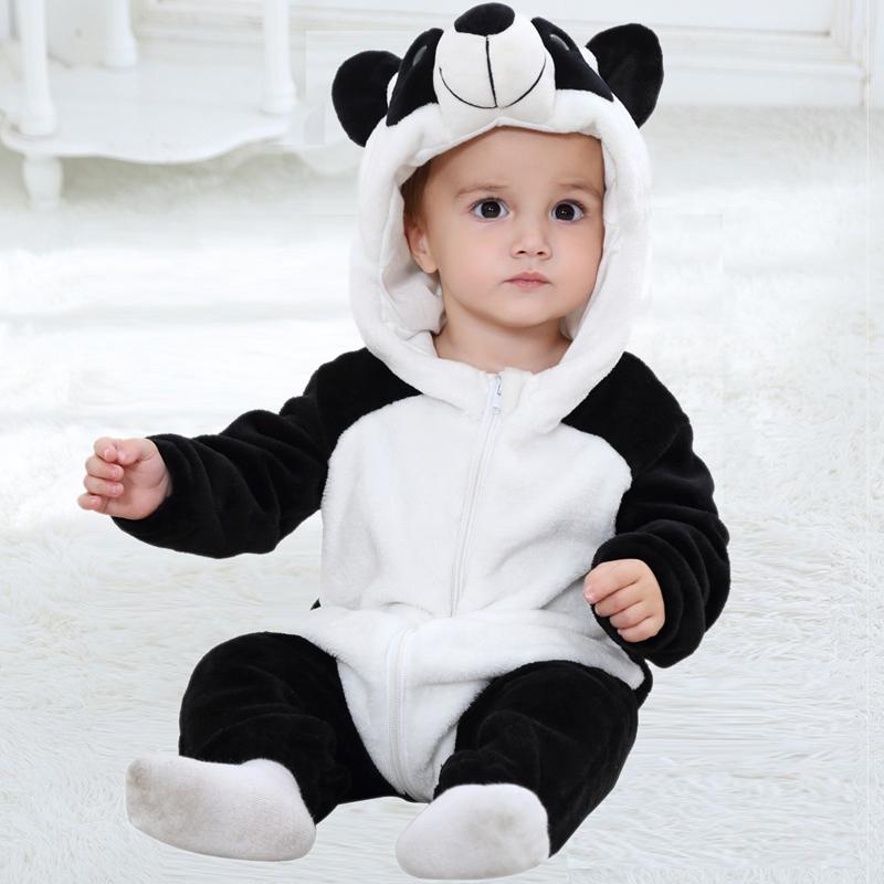 Детские комбинезоны с капюшоном кигуруми и животными для маленьких мальчиков и девочек, одежда для новорожденных, пижамы