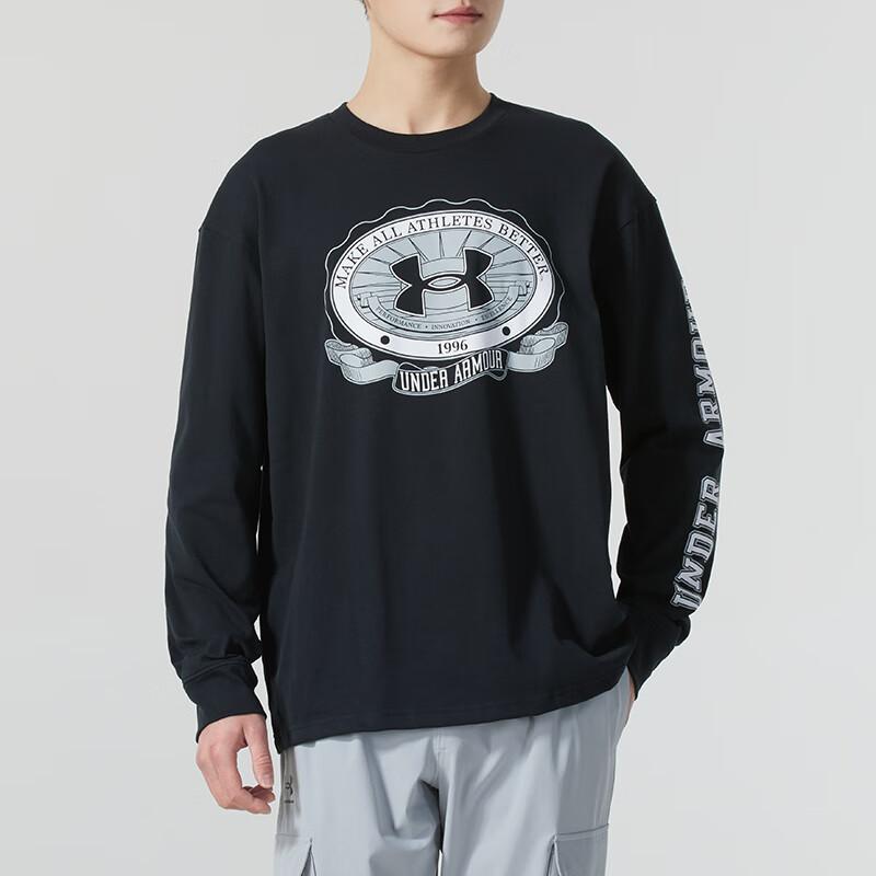Under Armour Удобная Толстовка для Фитнеса на Открытом Воздухе, для Бега, Тренировок и Отдыха, Мужские толстовки, Черный 1390251-001