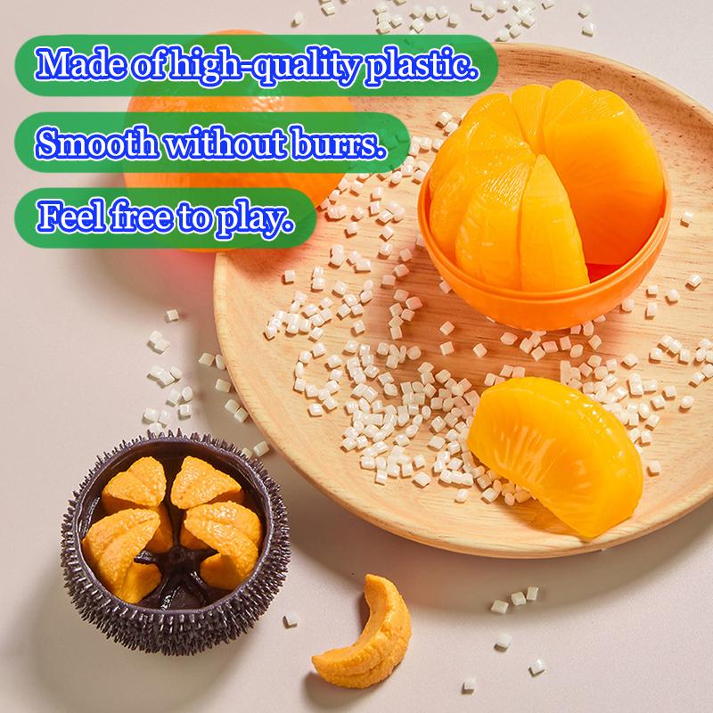 New 3D Puzzle Orange Sea Urchin Garlic Assembly Toy Logical Reasoning Hands-on Brainpower Puzzle Assembly Children's Puzzle Toys